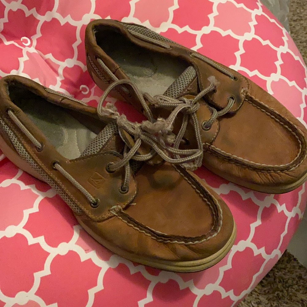 Sperry Brown Suede Loafers